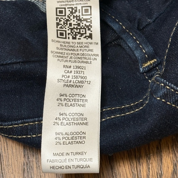 Frame Denim Women's Le Crop Mini Bootcut Jeans - Picture 8 of 11